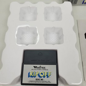 Rip Off for Vectrex CIB Complete Box Insert Manual Overlay In Protective Cover