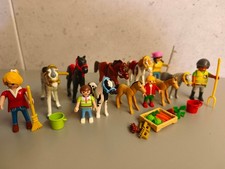 viel edle Pferde Pony Reiter Figuren zu  4190 5221 6926 Reiterhof Playmobil 870
