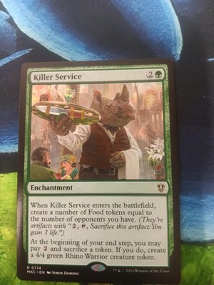 Killer Service 174 Commander: Murders at Karlov Manor Magic: The Gathering NM