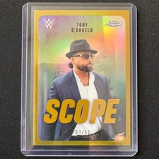 🔌IU 2026 TOPPS CHROME WWE SCOPE GOLD REFRACTOR /50 TONY D'ANGELO