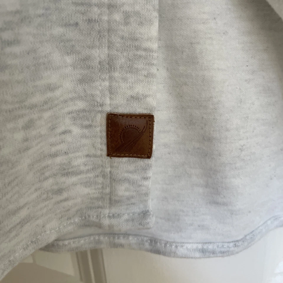 Fundamental Coast LA Men Gray Heather Flannel Long Sleeve Button Up Shirt 2XL - Image 4 of 4