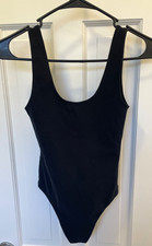 Aritzia Wilfred Free Bodysuit Size XS Black EUC