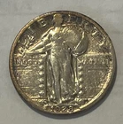1928-S Standing Liberty Quarter – 90% Silver - Fine Condition