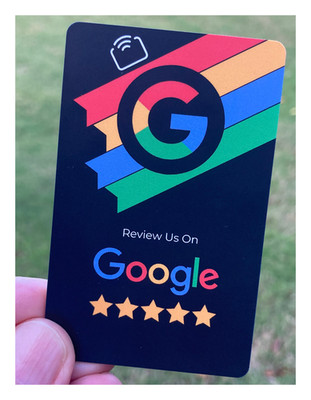 Google Review Card | NFC + QR  | Tap or Scan | Activate w/ Your Review Link