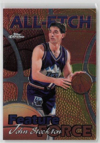 John Stockton #AE10 1999 Topps Chrome All Etch card