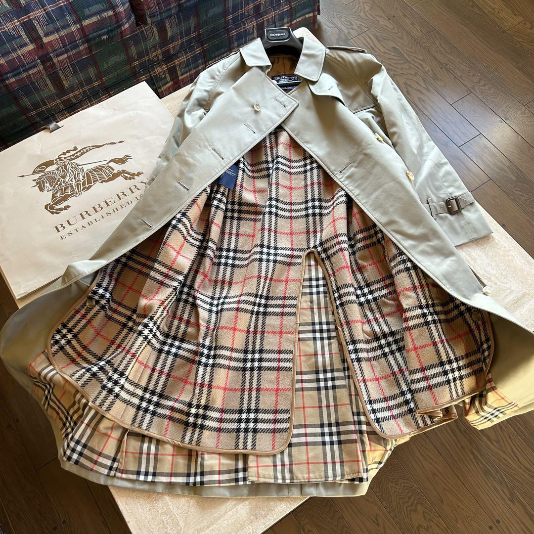 Burberrys vintage THE KENSINGTON 英国製 S 節約 BURBERRY