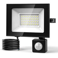 30W LED Fluter Mit Bewegungsmelder Flutlicht AußEnstrahler Warmweiß Scheinwerfer