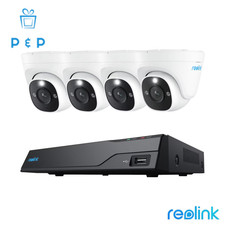 Reolink 12MP (4K+) UHD NVR Poe AI 8 X Channel / 4 X Dome Camera Kit with 2TB HDD