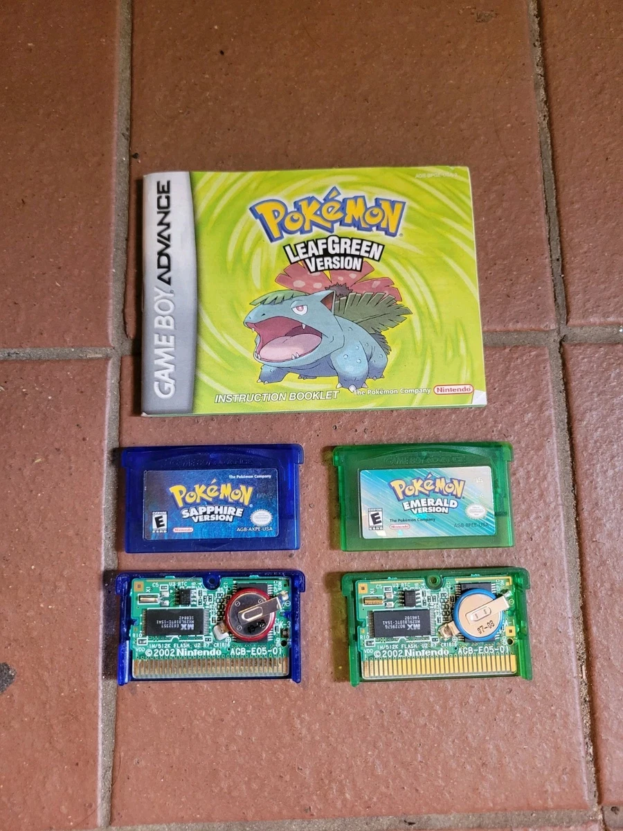 2005 Pokémon: Emerald Version Nintendo Game Boy Advance Video