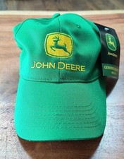 NOS Vintage Embroidered John Deere Hat Cap Snapback K-Products 1980s w/ Hang Tag