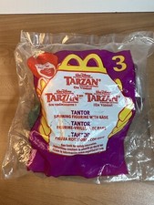 McDonalds Happy Meal 2000 Disney's TARZAN TANTOR Toy 3 - New in Sealed Package 