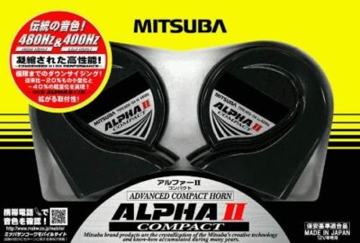 MITSUBA ALPHA II 2 Advanced Compact Horn Car DC12V HOS-04G | eBay