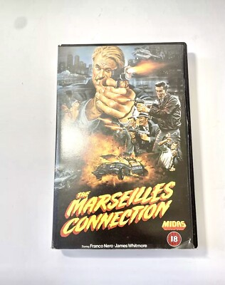 THE MARSEILLES CONNECTION BIG BOX VIDEO TAPE VHS EX RENTAL MIDAS RARE