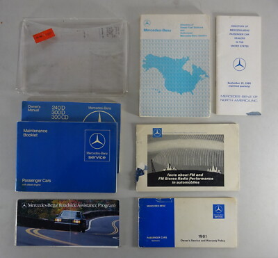 Owner´s Manual + Wallet Mercedes-Benz W123 Diesel + Coupé US-Modell '07/1980