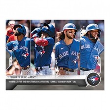 2021 Topps NOW Card 351 Bichette Guerrero Jr. Biggio Toronto Blue Jays Hit 8 HR