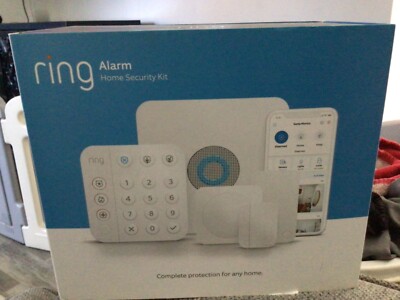 Ring 2nd Gen 4K11SZ-0EN0 Wireless Alarm Home Security Kit - 5 Piece