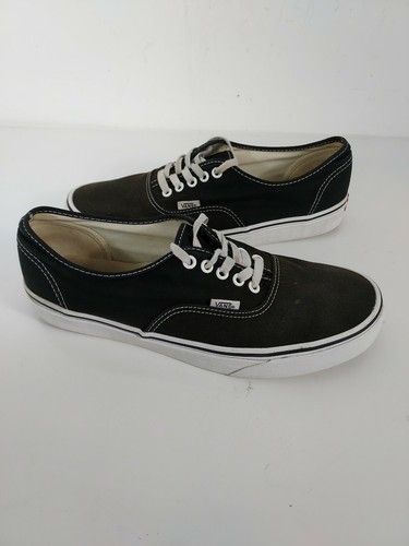 mens black vans 10.5