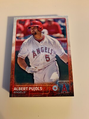 2015 Topps Series 2 ALBERT PUJOLS #600 Los Angeles Angels