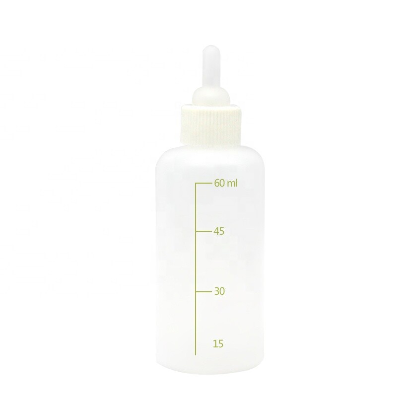 60ML Puppy Kitten Feeding Bottle Pet Dog Cat Nursing Water Milk Feeder Kit 6 Pcs