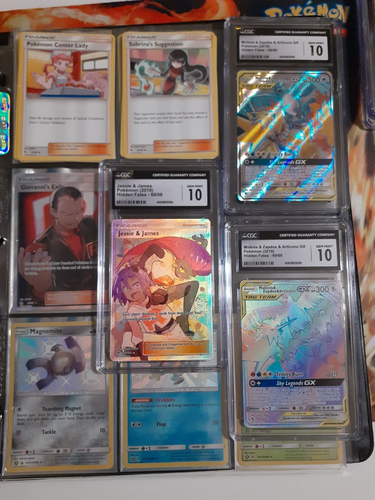 Pokemon Hidden Fates Complete Base Set 69/68 5 Cards Graded CGC 10π,9 +Extras - Picture 11 of 21