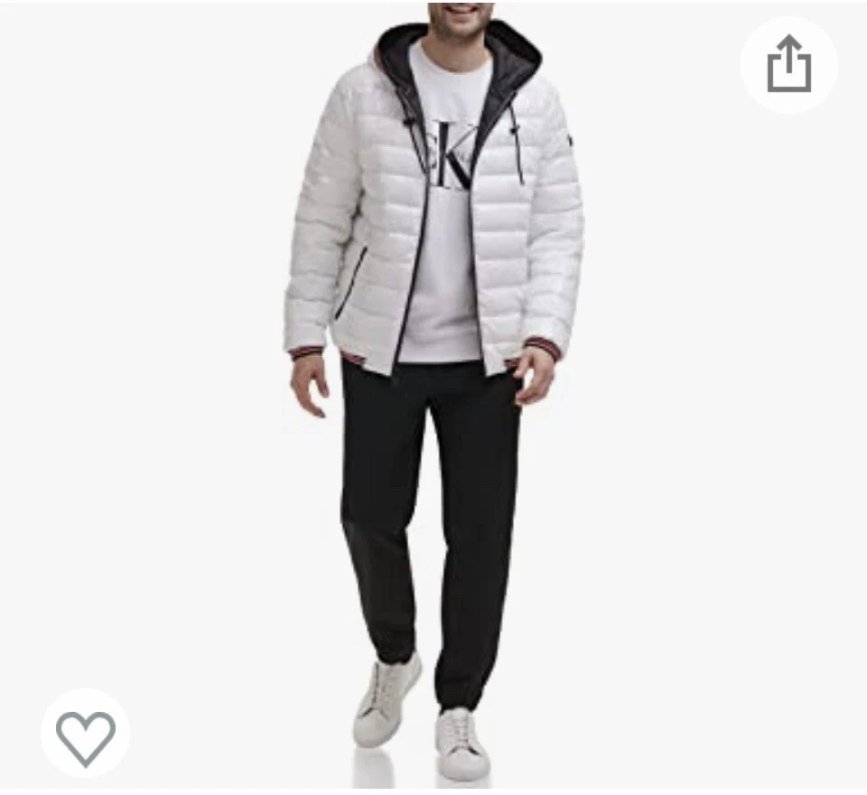calvin klein puffer jacket men