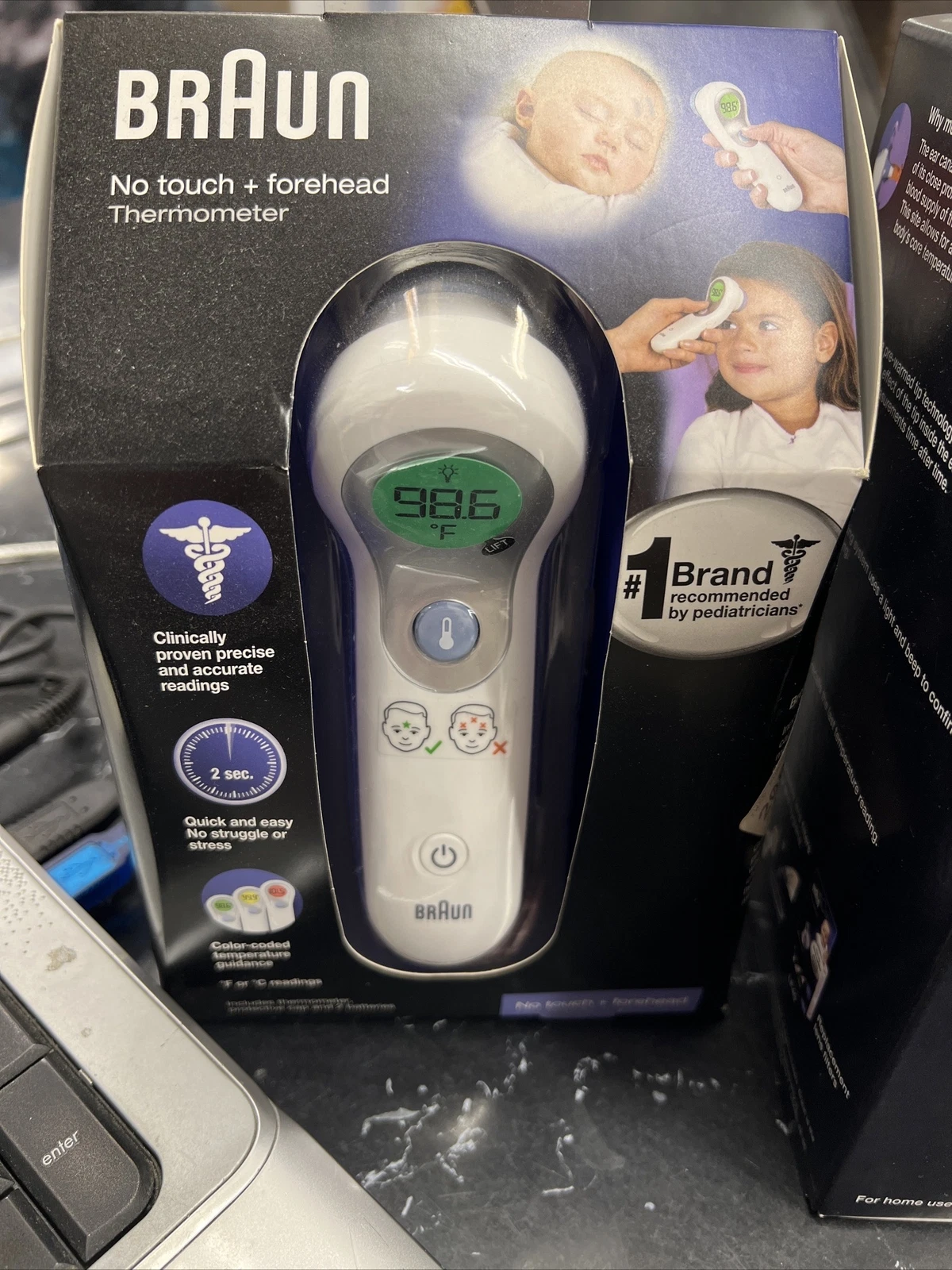 Braun NTF 3000 No Touch Plus + Forehead Digital Thermometer
Opens in a new window or tab