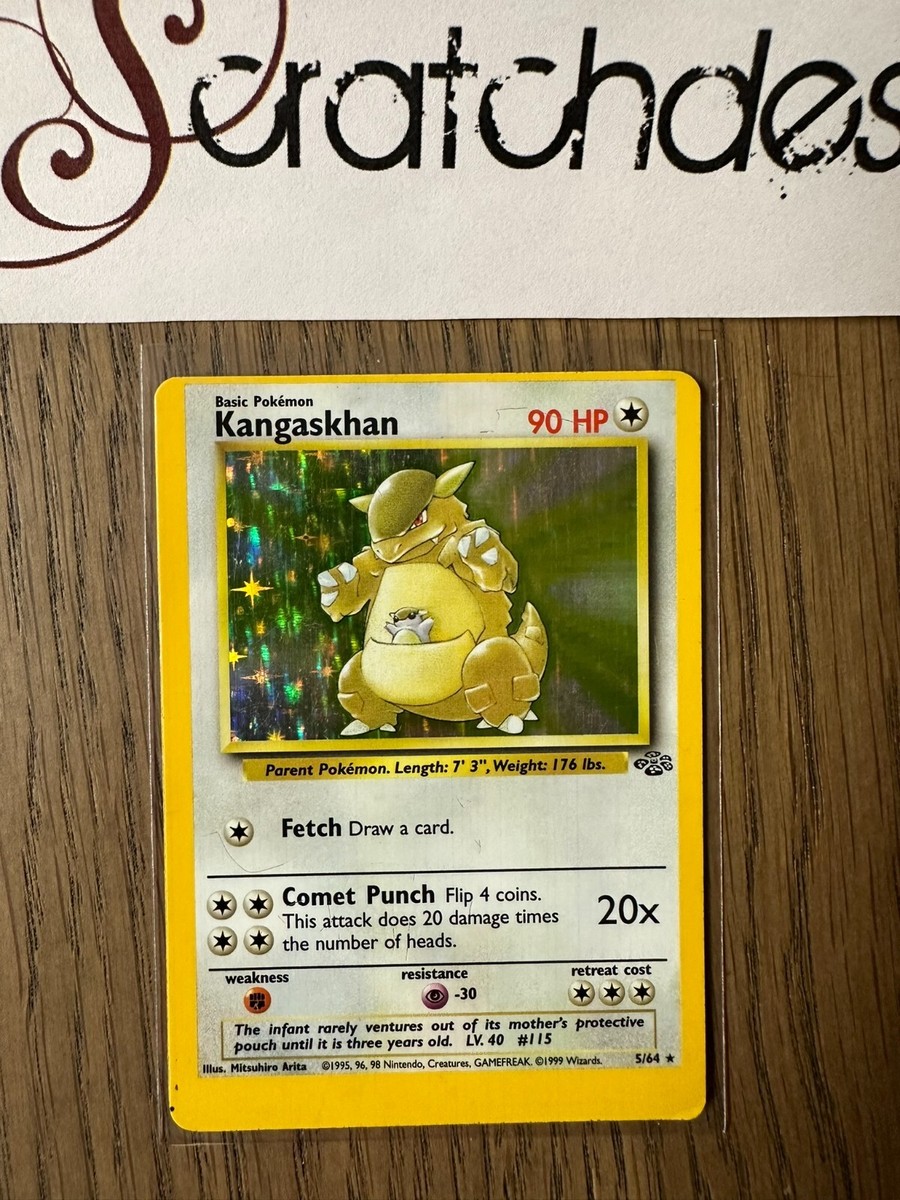 ERROR Miscut Misprint - Pokemon KANGASKHAN - Jungle