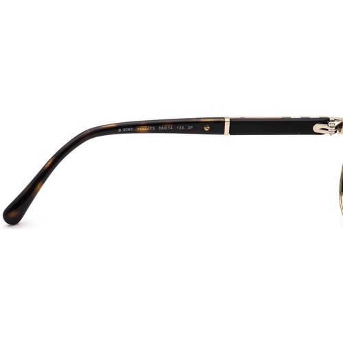 Burberry Sunglasses Frame Only B 3080 1145/T5 Gold/Plaid Aviator Italy 59 mm - Picture 7 of 8