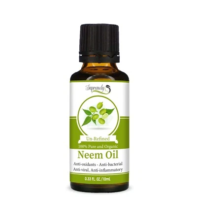 SUPREMELY Pure Natural Neem Oil Carrier Vegan Unrefined Cold Pressed Fast Free Delivery UK