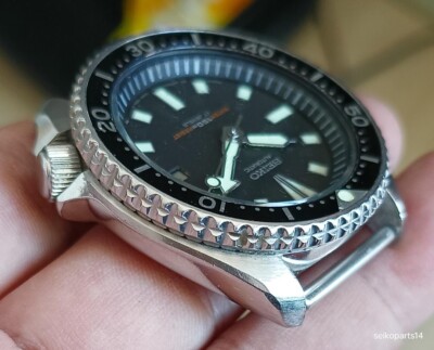 ALL ORIGINAL SEIKO DIVERS 150m DIVER BLACK SEIKO 7002-7001 BIRTH