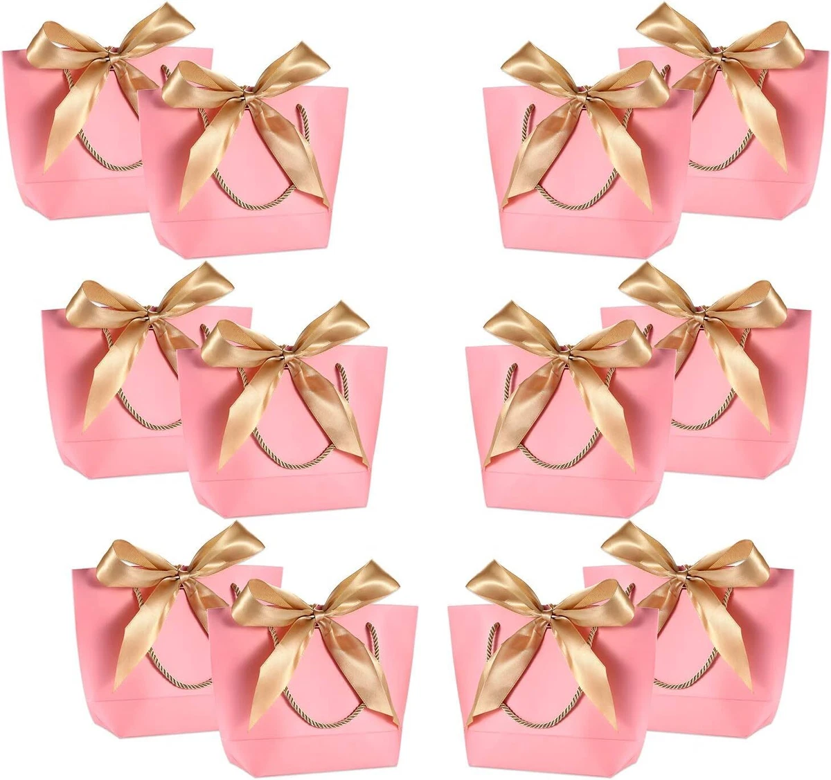 Pink favor 2024 bags with handles