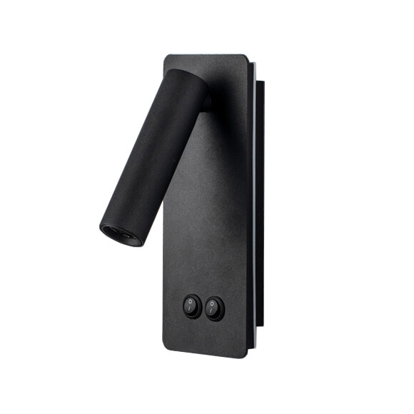 9W Swivel LED Wall Lamp Fixture Reading Bedside Light Adjustable On/Off ...