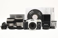 "SC1399" PENTAX Q10 White Black order color Digital Camera 3 Lens 2425238