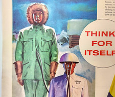 Copper Man Army Robot Texaco Havoline Vintage Ad 1956 Magazine Art Print