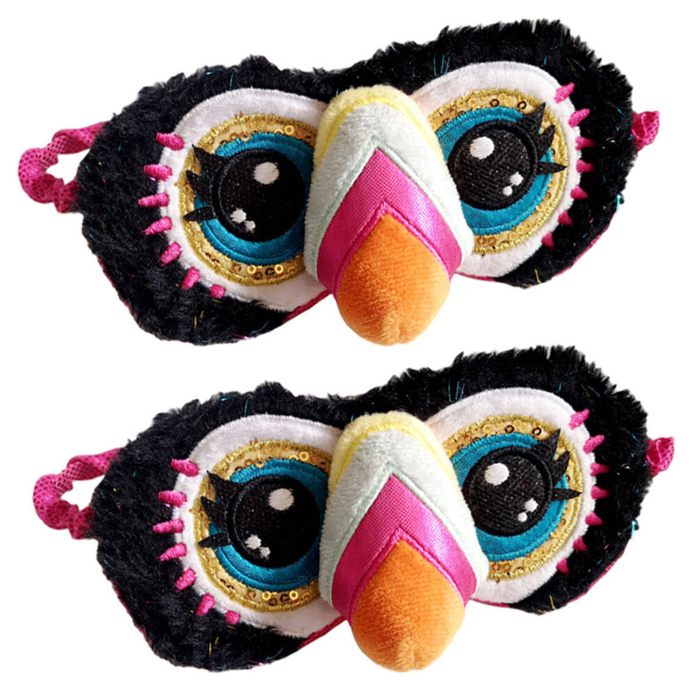 2 Pcs Toucan Eye Mask Meditation Blindfold Goggles Eyes Girl Miss eBay