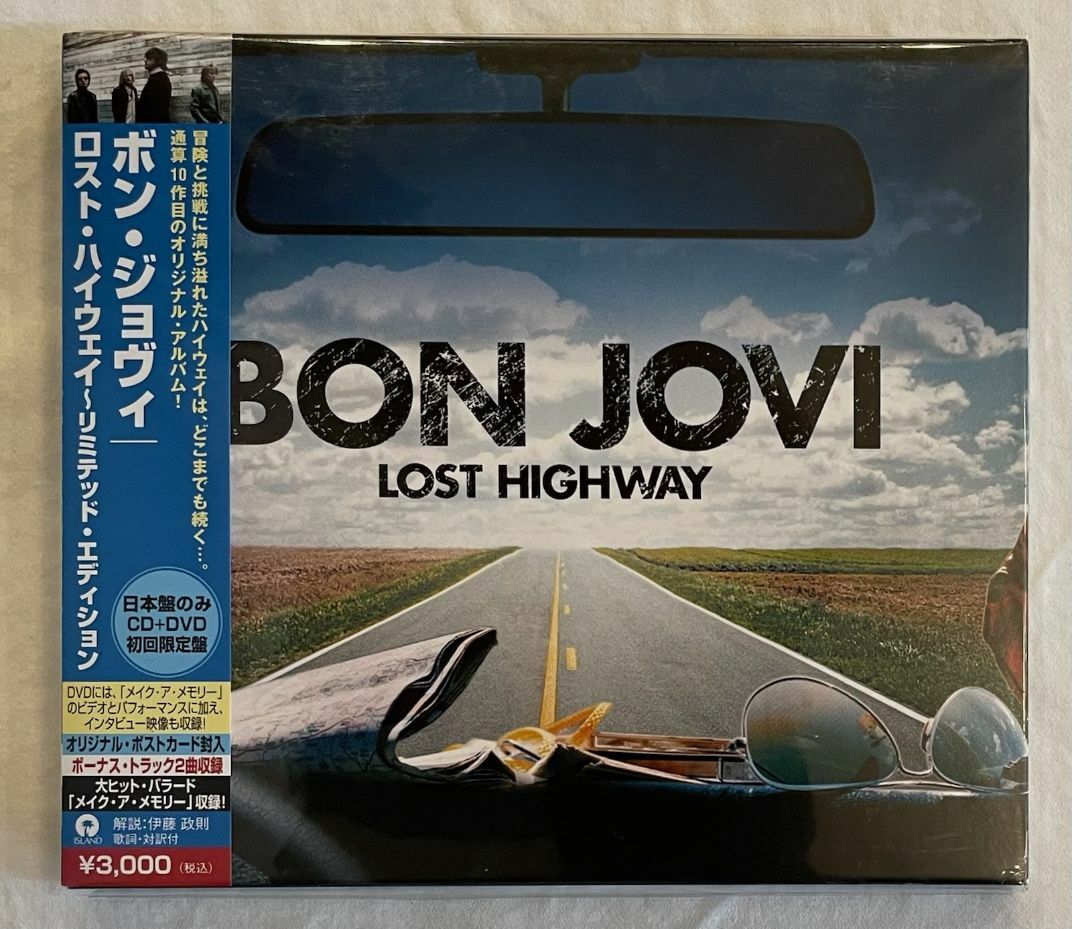 Bon Jovi Lost Highway 2 Japan Cd Dvd W Obi Slipcase Postcard Uicl 9041 Ebay