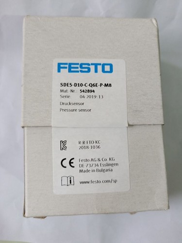 1pcs for New FESTO pressure sensor SDE5-D10-C-Q6E-P-M8 542894 - Bild 1 von 1