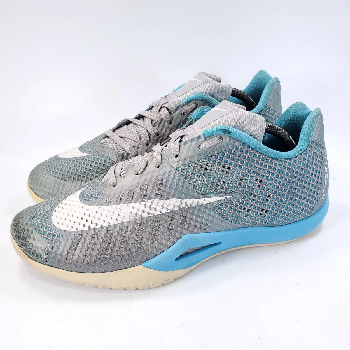 Nike Hyperlive Athletic Basketball Shoe Mens Size 10.5 819663 004 Blue Gray