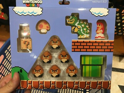 SUPER NINTENDO WORLD USJ Mario Stack Spiel Figur Bowser Peach Pixel Figur