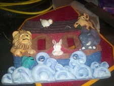 Noah's Ark Light Switch Plate Cover Resin Double Toggle