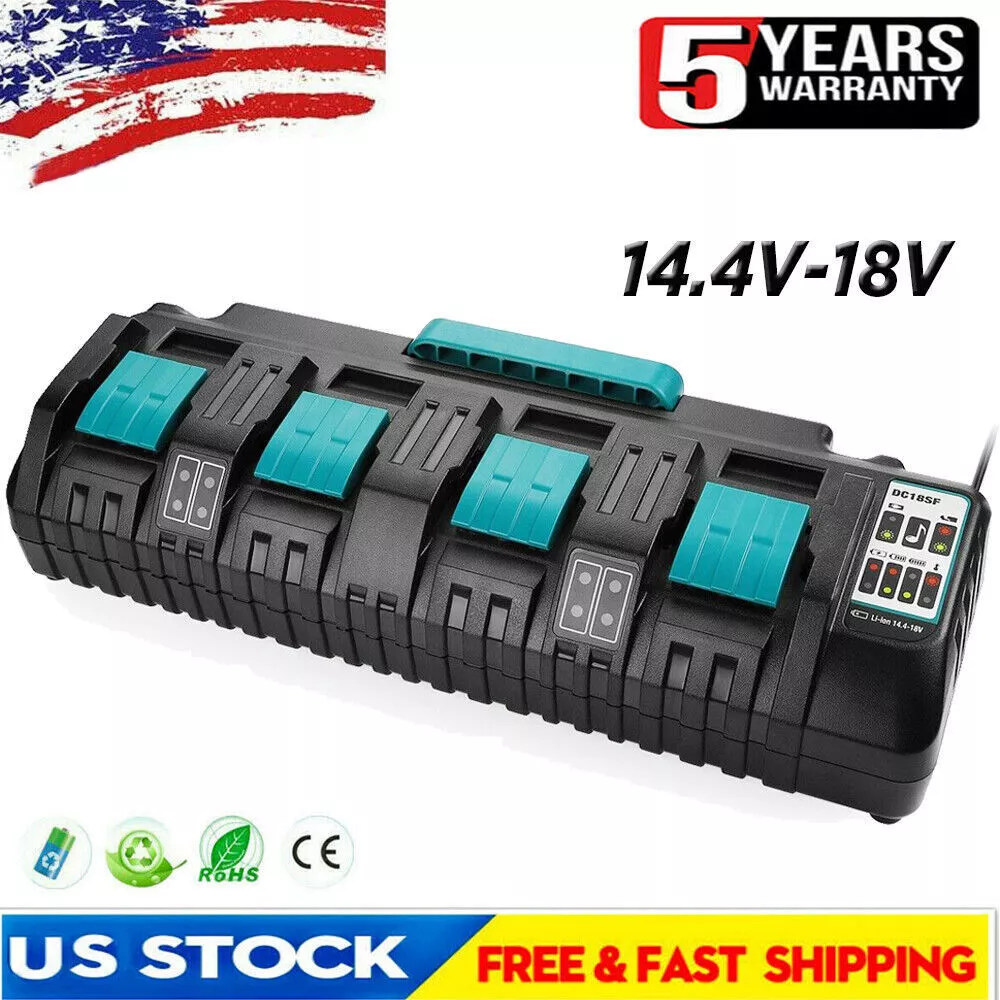 For Makita DC18SF 14.4V 18V LXT Lithium Ion Rapid Optimum 4 Port