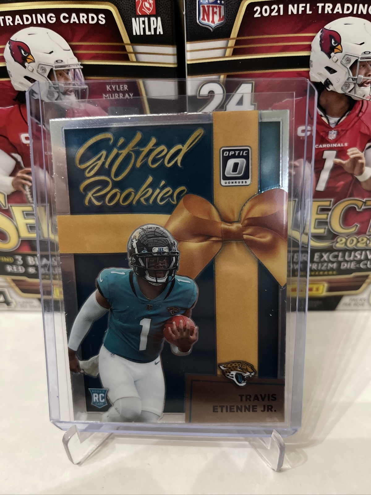 2021 Panini Optic Football GR-14 Travis Etienne Jr Gifted Rookies Jaguars RC