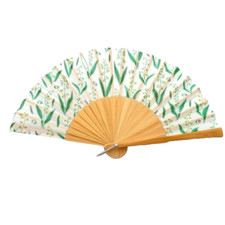 Christian Dior Folding Fan 2024 LUCKY Green Strap Sensu Novelty