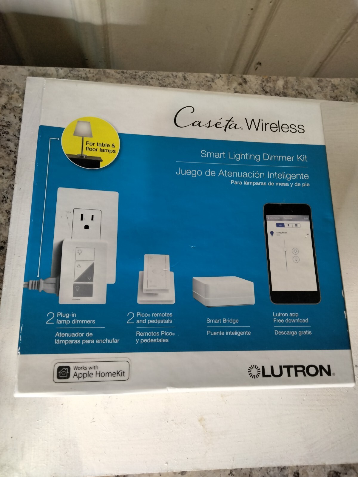 Lutron Caseta Wireless Smart Lighting Kit w/ Plugin Dimmers & Pico