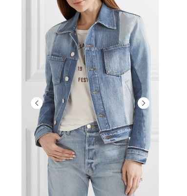 frame denim blazer