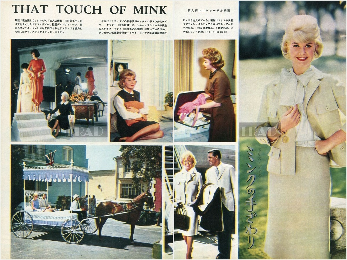 レア 映画パンフレット ミンクの手ざわり That Touch of Mink 1962年