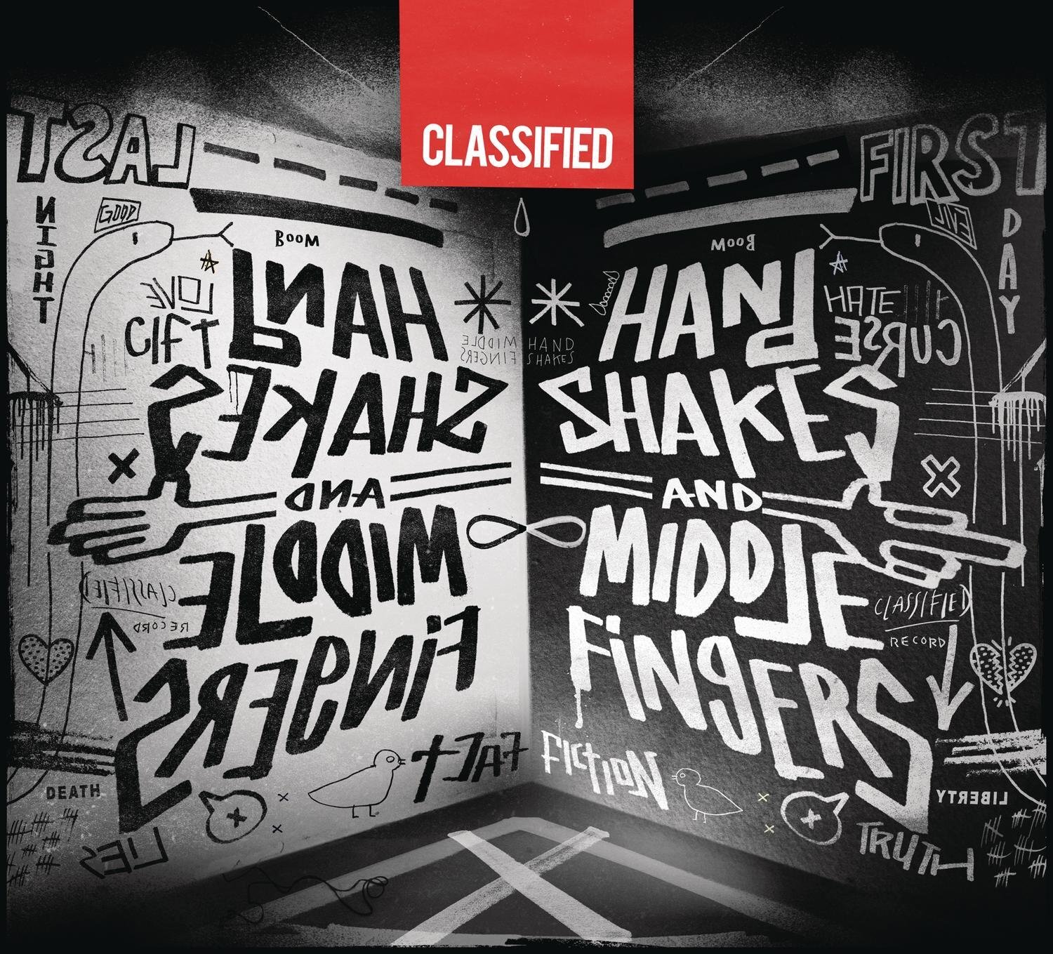 Classified Handshakes + Middle Fingers (CD)
