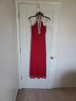 Debut By Debenhams 100% Silk Beaded Cocktail Evening Dress Size 8 | eBay