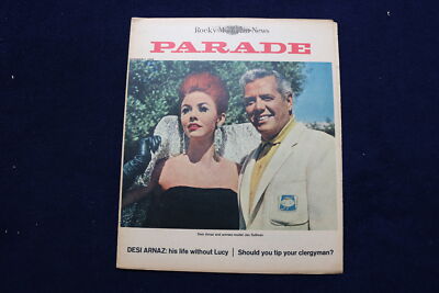 1962 OCTOBER 7 PARADE MAGAZINE - DESI ARNAZ & JAN SULLIVAN COVER - E 22383