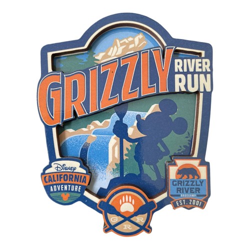 RARE Disney's California Adventure Grizzly Peak River Run Souvenir Magnet - Picture 6 of 7